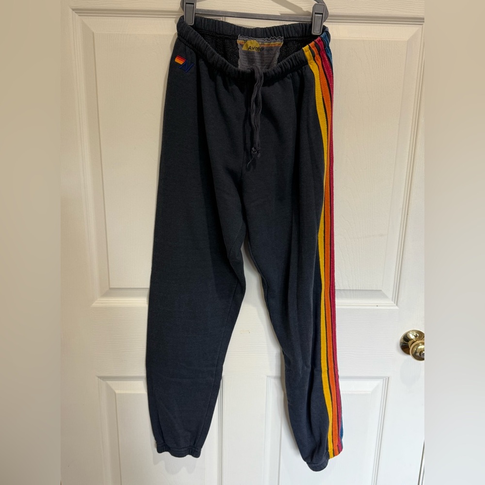 viator Nation 5 Stripe Sweatpants - Charcoal - size M - NWOT
